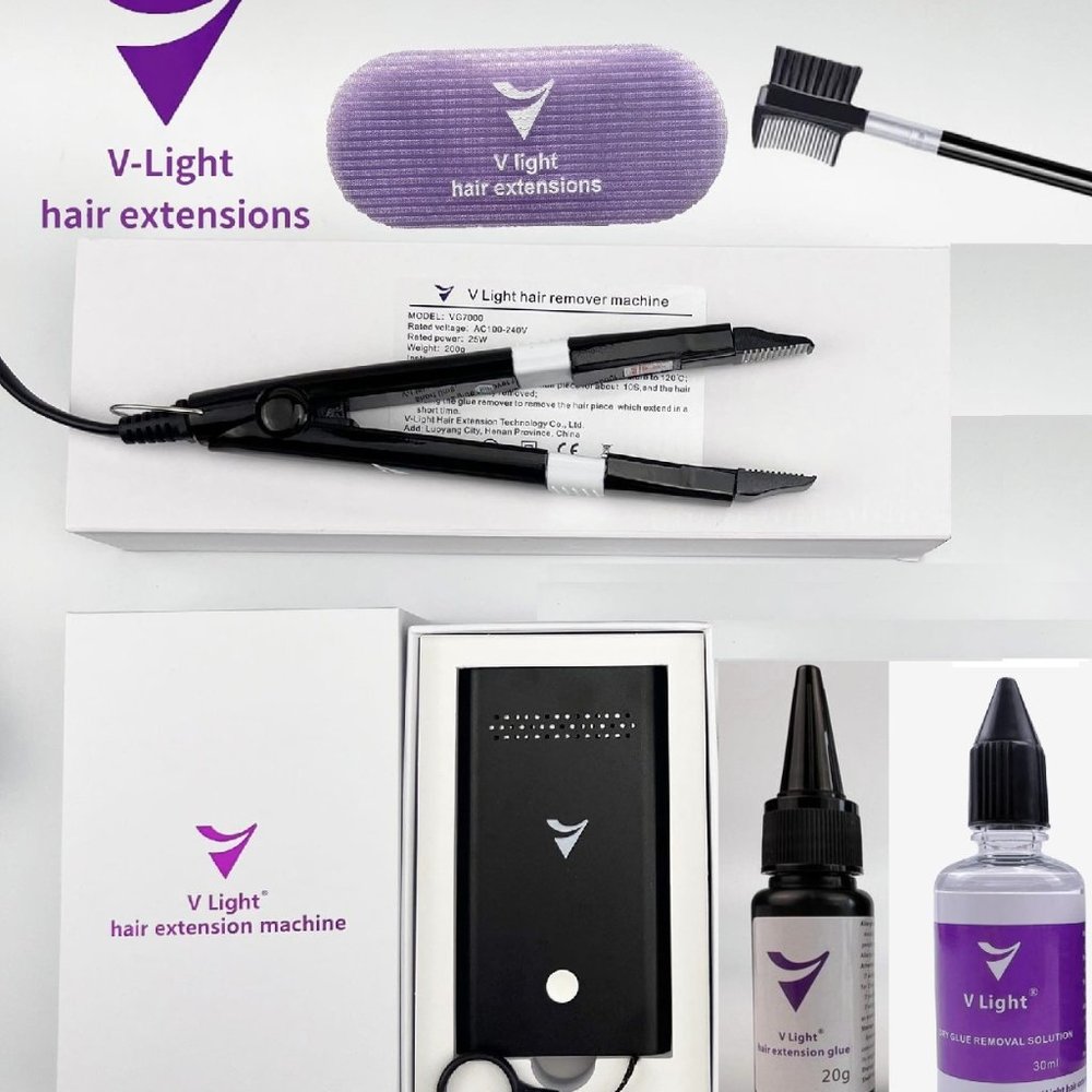 V-light professional hair extension kit- Brand New, In Stock! US Seller - Picture 2 of 11